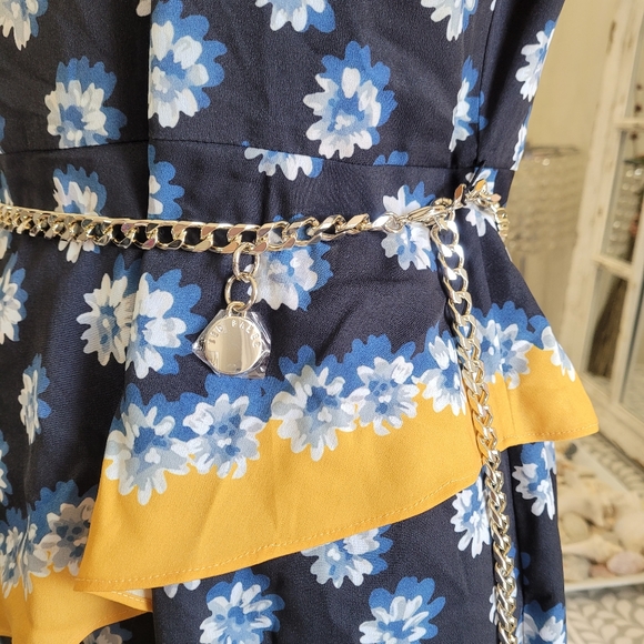 🍒NWT🍒 TED BAKER ONE SHOULDER DRESS - Picture 6 of 8